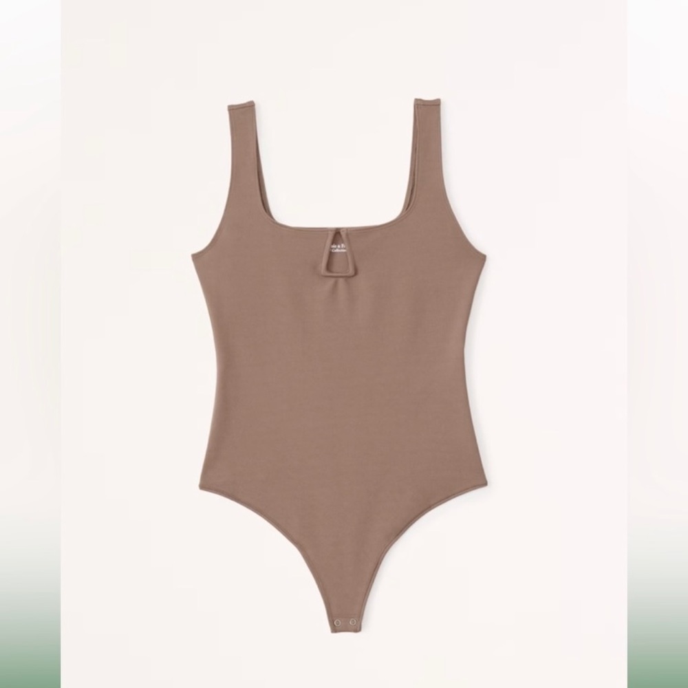 Ponte Notch-Neck Bodysuit